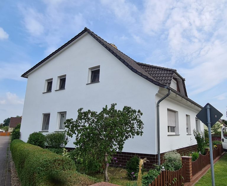 Fassadensanierung in Brieselang, Brandenburg - Nach der Sanierung